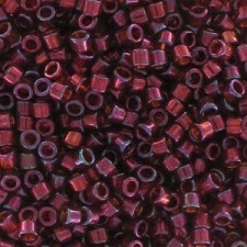 Miyuki delica Beads 11/0 - Dark topaz claret luster DB-120